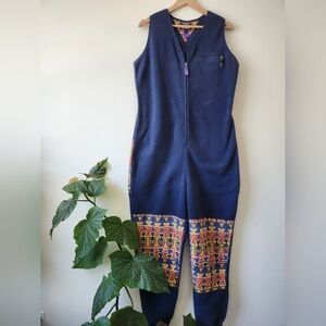 Patagonia synchilla patched jumpsuit women’s large